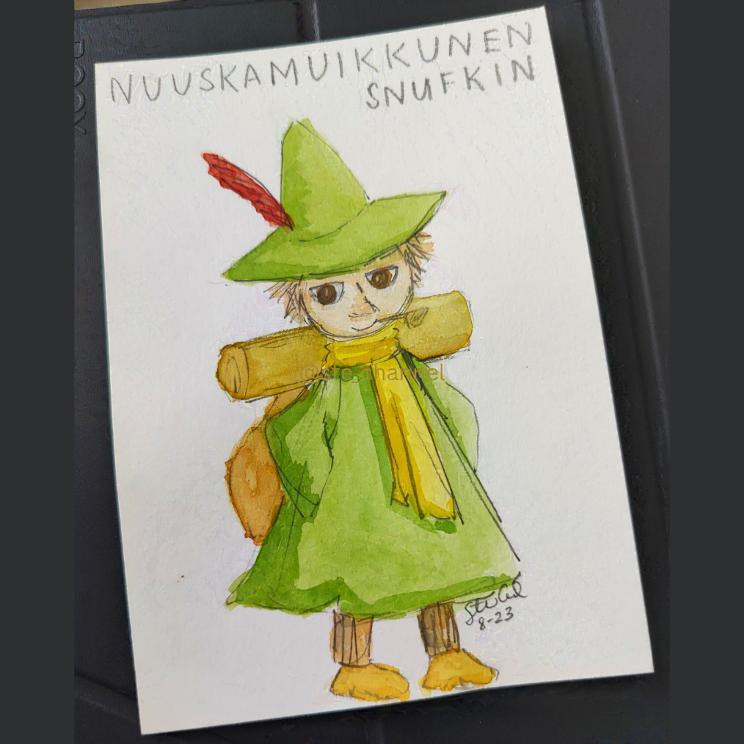 Watercolor Snufkin